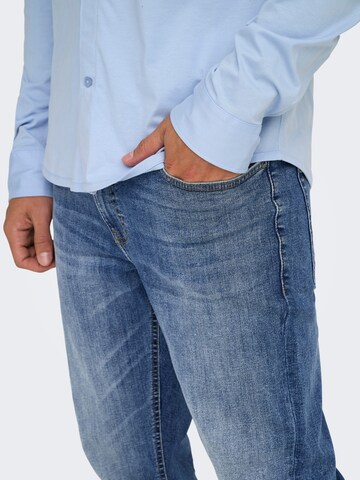 Only & Sons regular Jeans 'WEFT' i blå