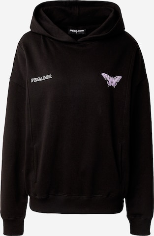 PegadorSweater majica 'EIRA' - crna boja: prednji dio