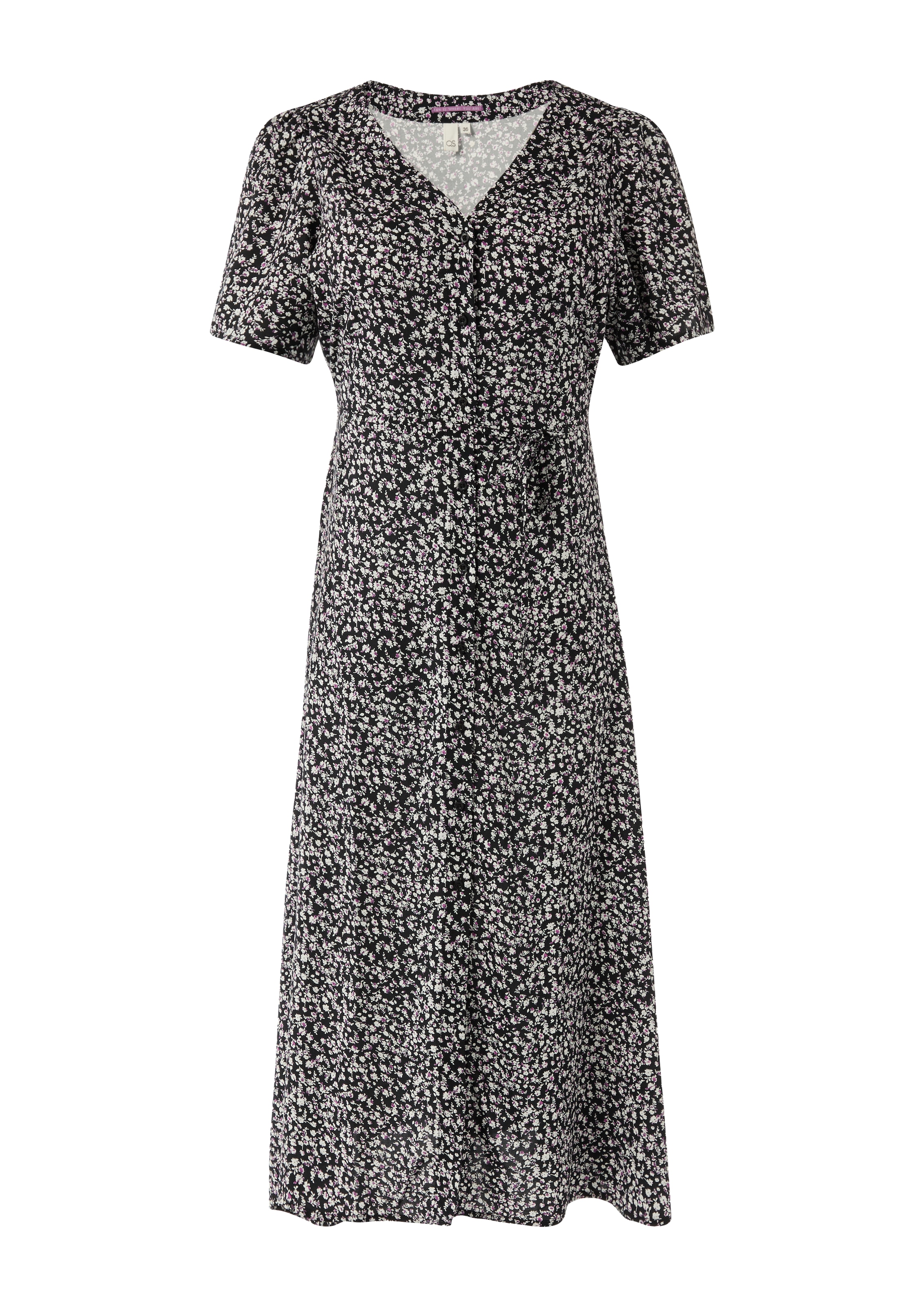 QS Blousejurk in Zwart: voorkant