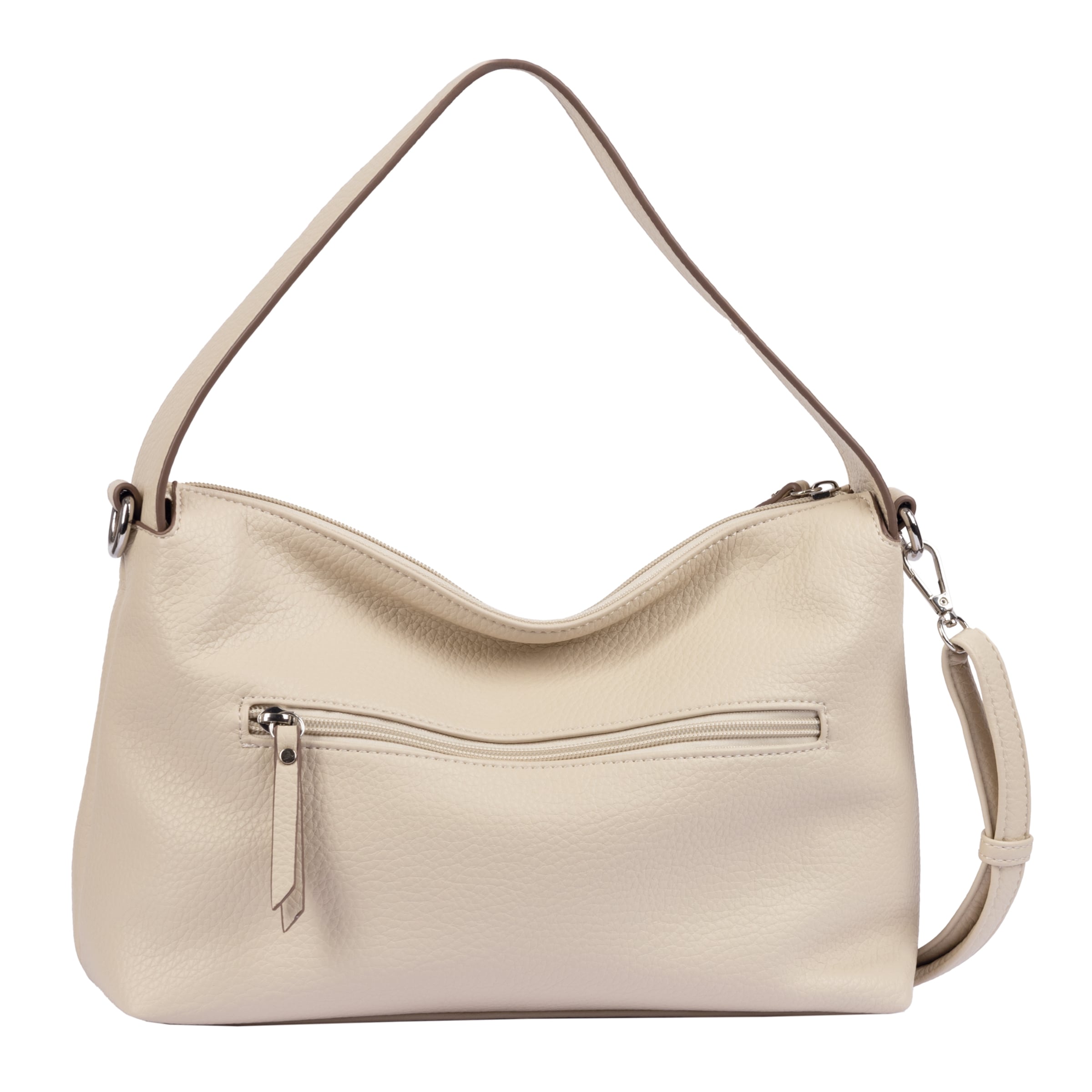 TOM TAILOR Schultertasche in Beige: Vorderseite
