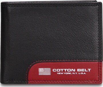 Portamonete 'Portafoglio Uomo Vera Pelle Bicolore - Cotton Belt' di cotton belt in rosso: frontale
