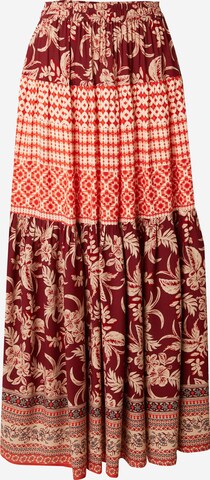 Lollys Laundry Skirt 'Sunset' in Red: front