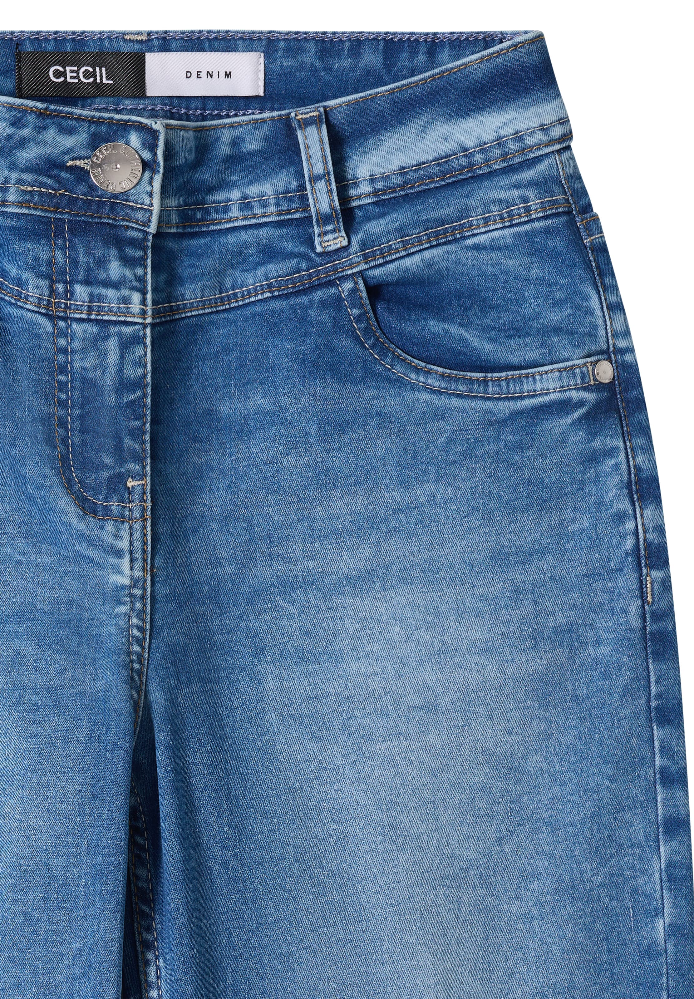 CECIL Boot cut Jeans 'Toronto' in Blue
