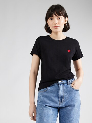 T-shirt 'Lo44ve' Hailys en noir : devant