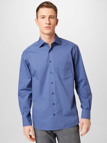 ETERNA Regular fit Button Up Shirt in Blue: front