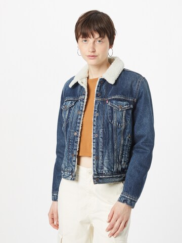 LEVI'S ® Between-season jacket 'Original Sherpa Trucker' in Blue: front