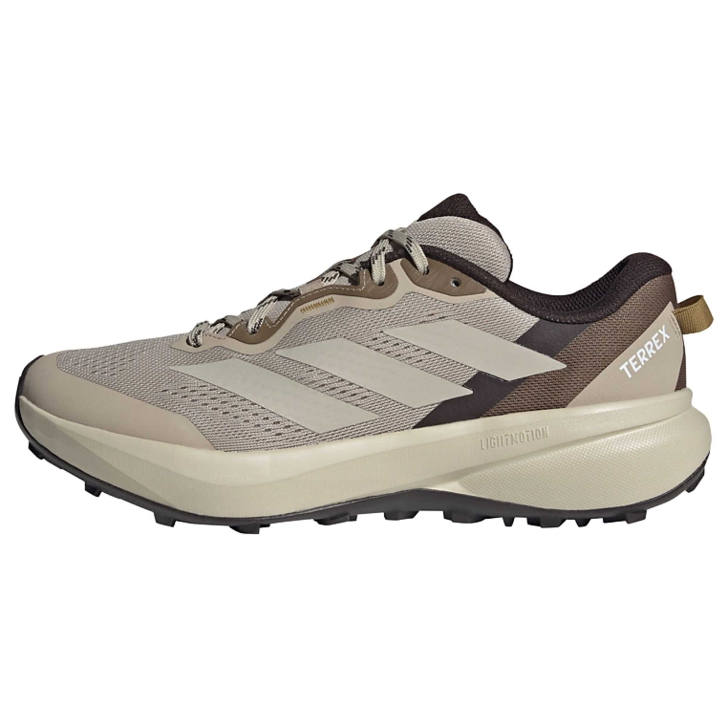 Chaussure de course 'Tracefinder Plus' ADIDAS TERREX en beige : devant