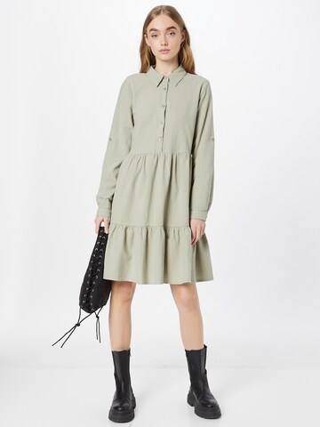 Kaffe Shirt Dress 'Naya' in Green