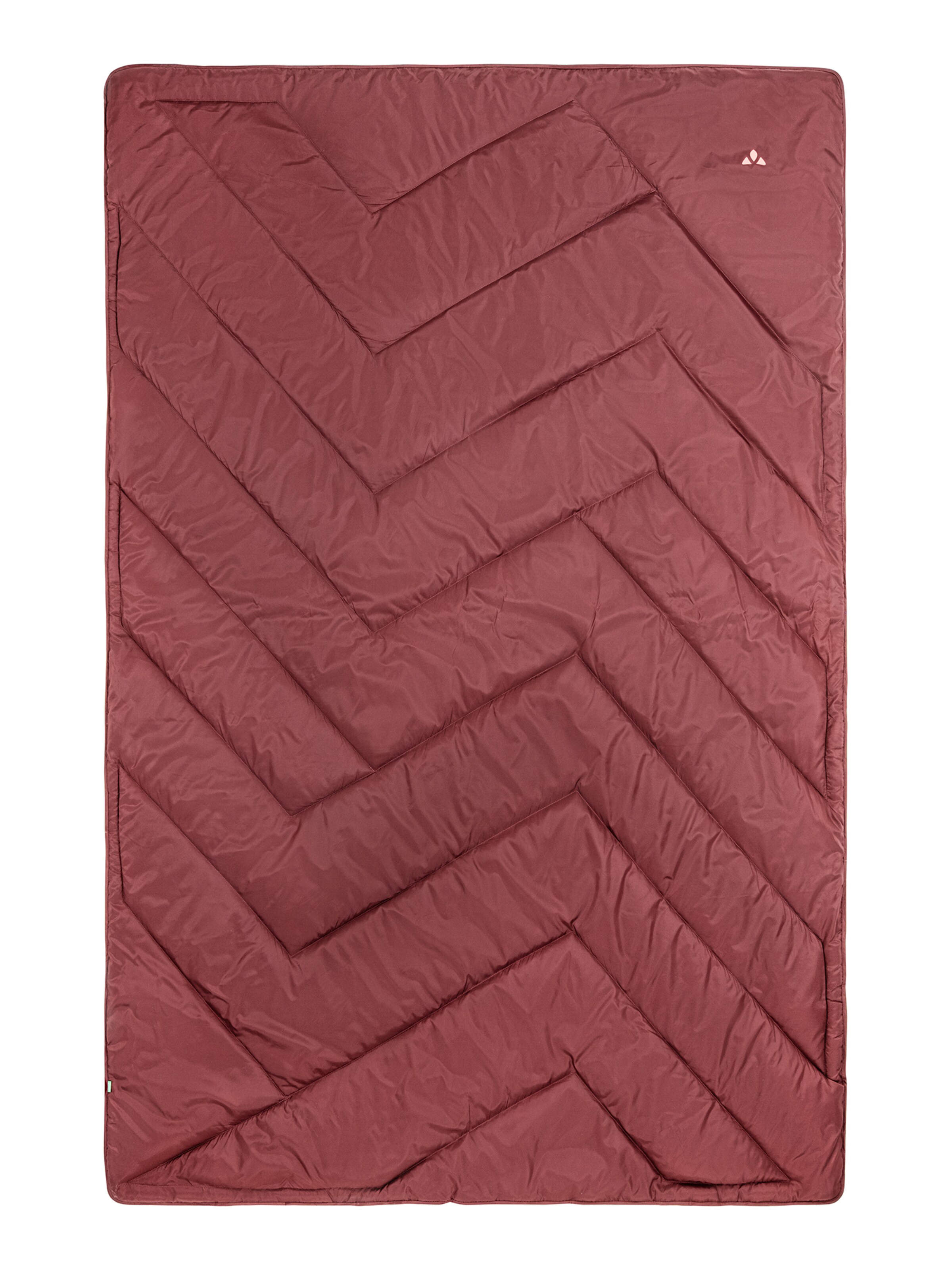 VAUDE Slaapzak 'Plangge 400 II SYN' in Rood: voorkant