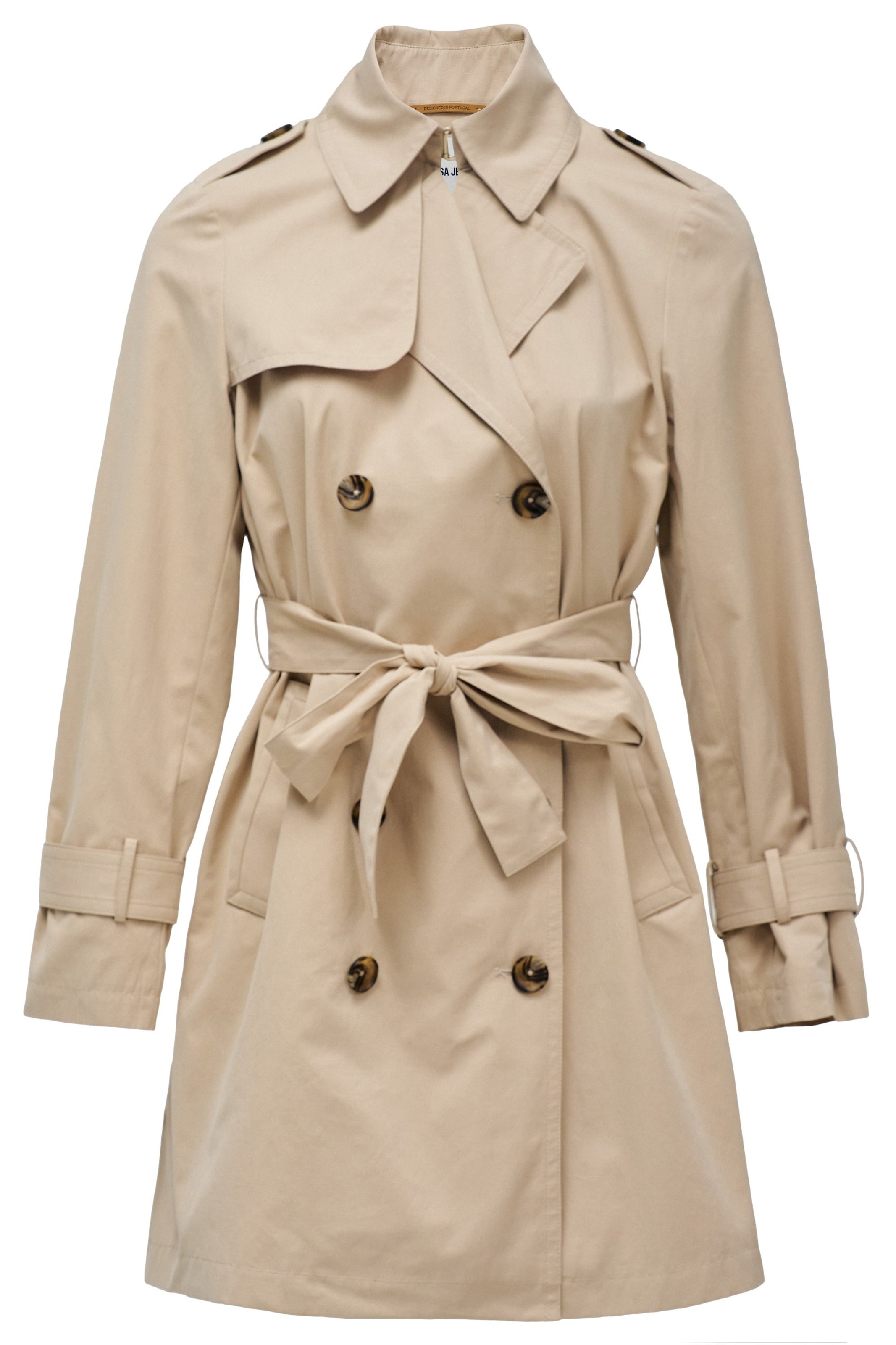 Salsa Jeans Trench Coat in Beige: Vorderseite