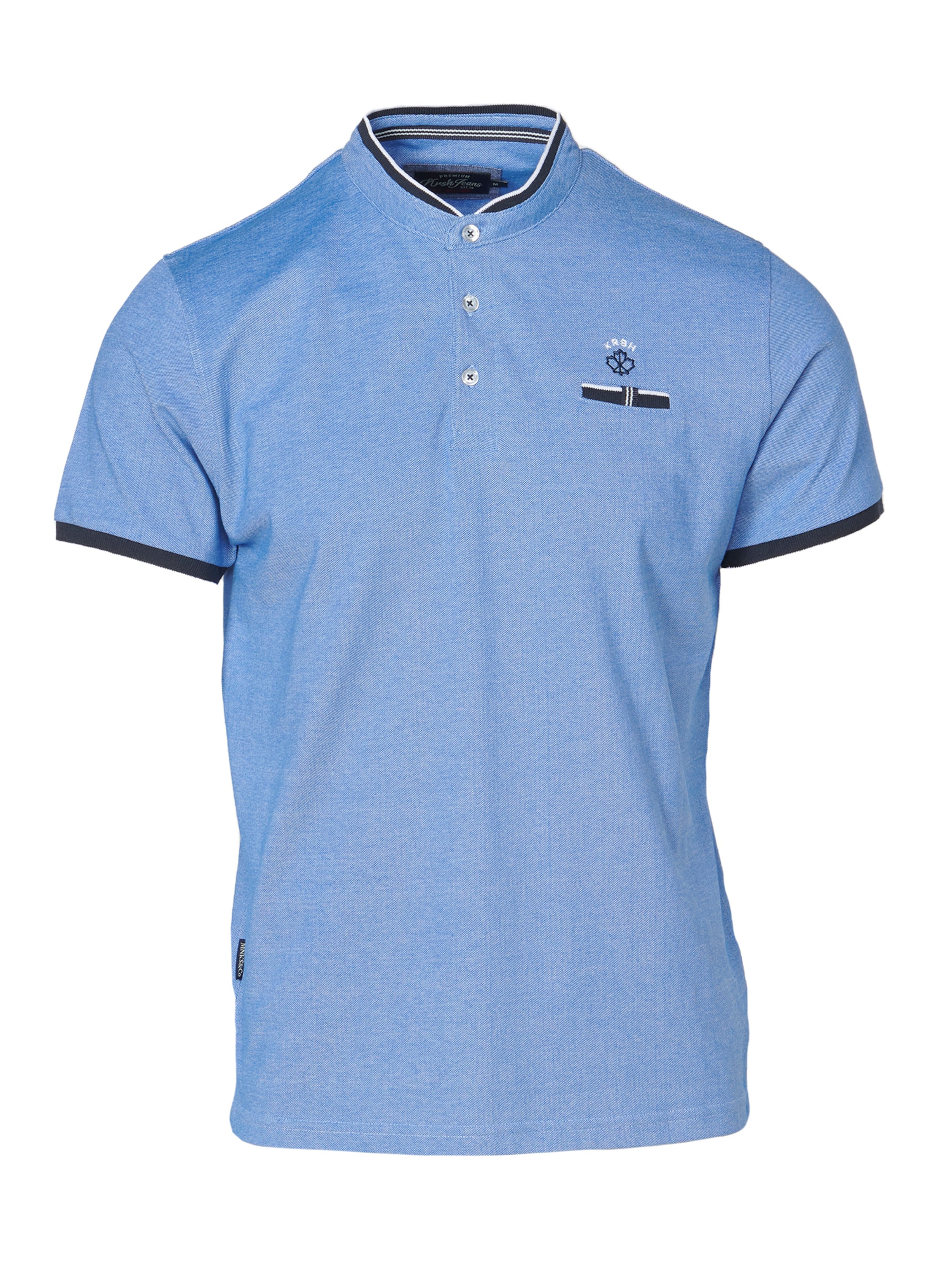 mėlyna KOROSHI Marškinėliai: priekis