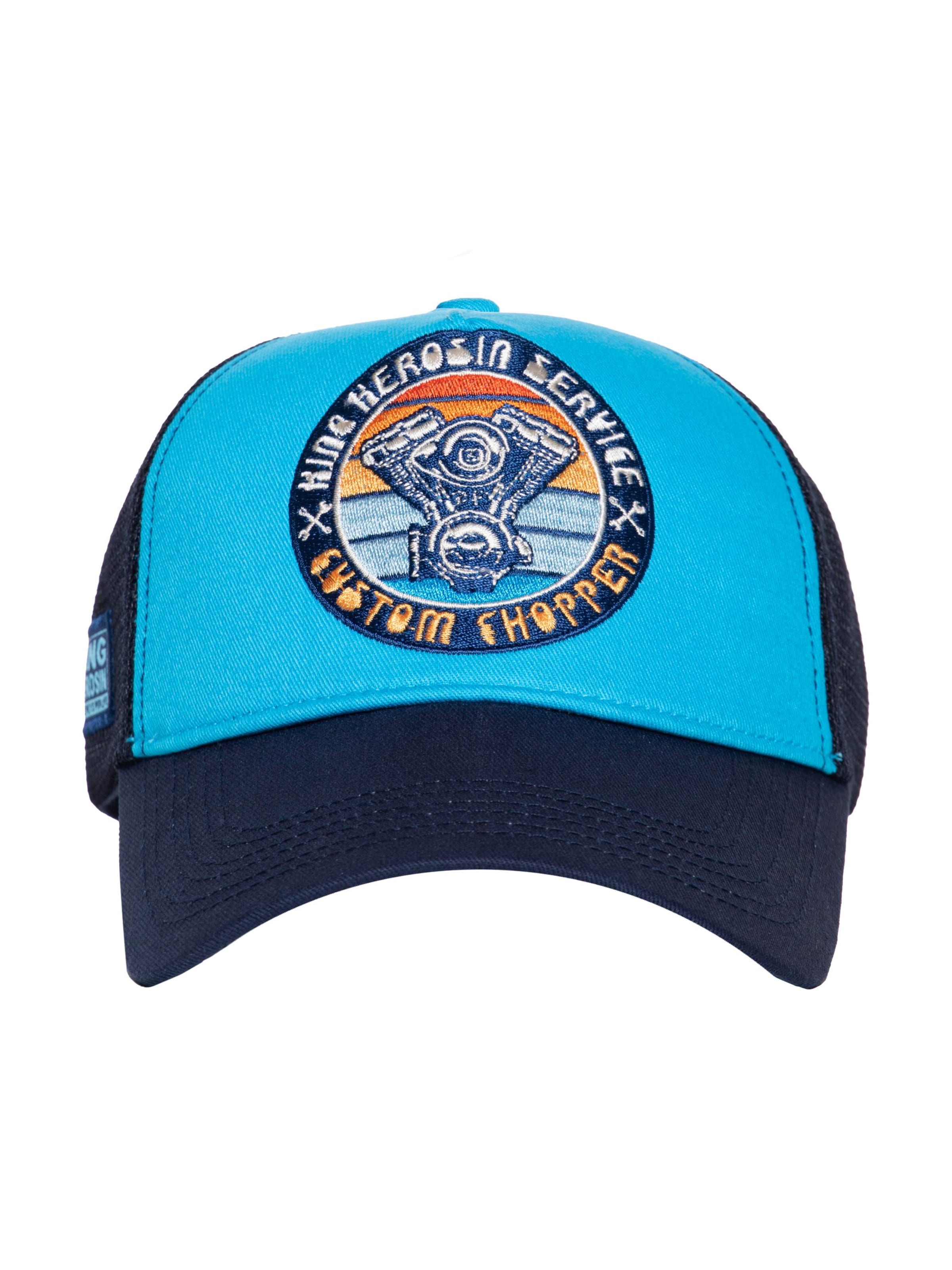 King Kerosin Cap 'Custom Chopper' in Blue