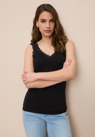 Tamaris Top in Black: front