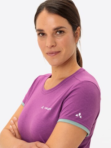 VAUDE Performance shirt 'Sveit' in Purple