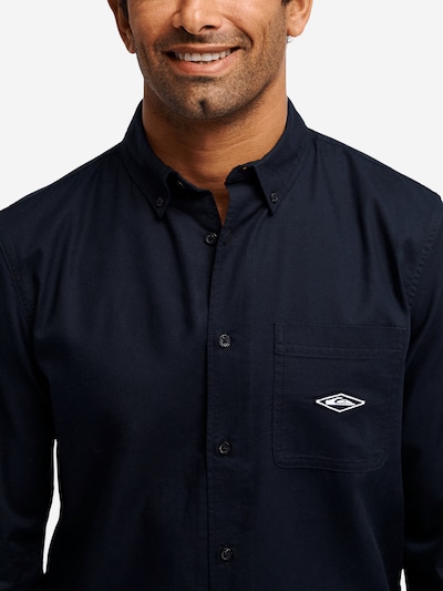 QUIKSILVER Button Up Shirt 'Diamond' in Black / White, Item view