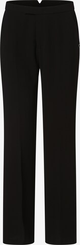 MAC Bootcut Bundfaltenhose 'Joana' in Schwarz: predná strana