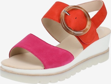 Sandales GABOR en orange : devant