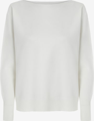 balta TATUUM Megztinis 'FIFER 1': priekis