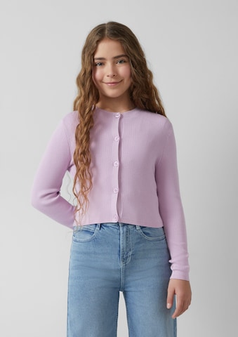 s.Oliver Knit Cardigan in Purple: front