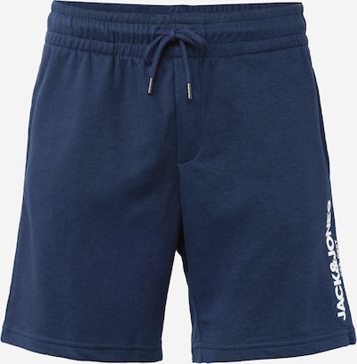 JACK & JONES Pantalon 'GALE' en bleu marine / blanc, Vue avec produit