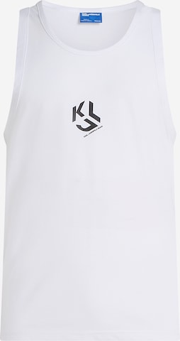KARL LAGERFELD JEANS Футболка в Белый: спереди