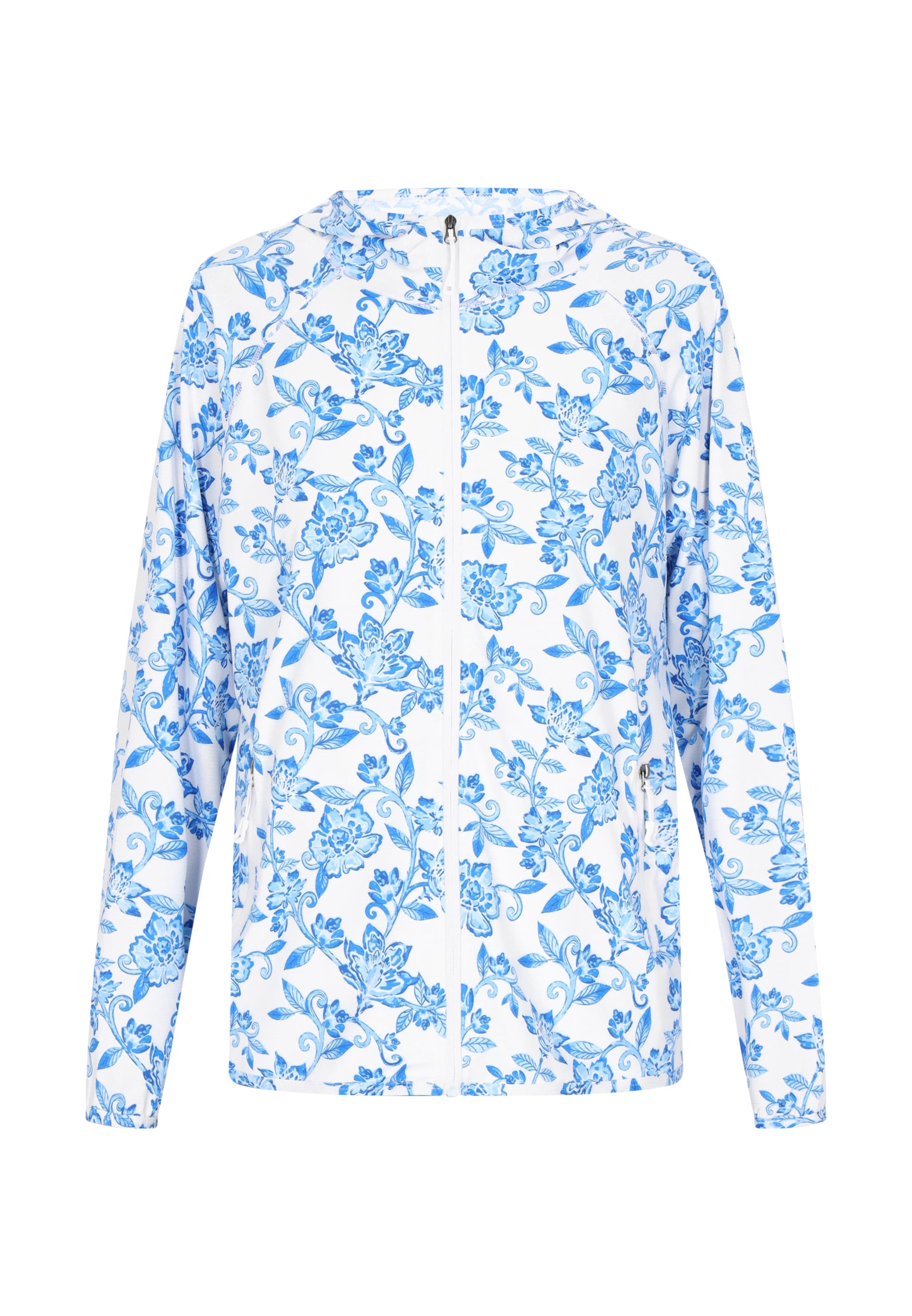 SANIKA - Casaco meia-estação em azul: frente