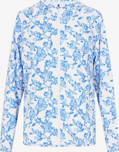 SANIKA Välikausitakki värissä taivaansininen / vesi / valkoinen, Tuotenäkymä