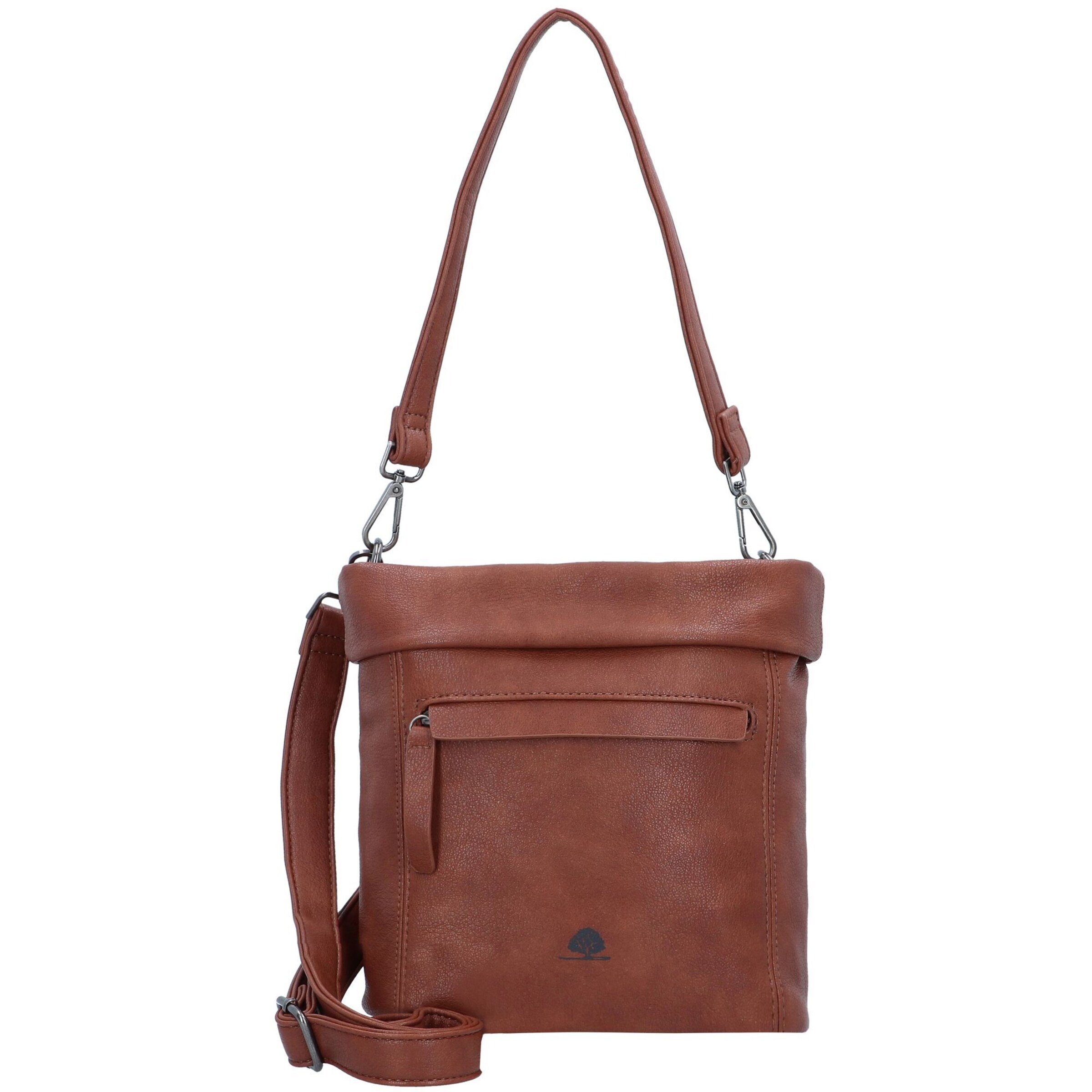 Borsa a spalla 'Leni ' di GREENBURRY in marrone: frontale