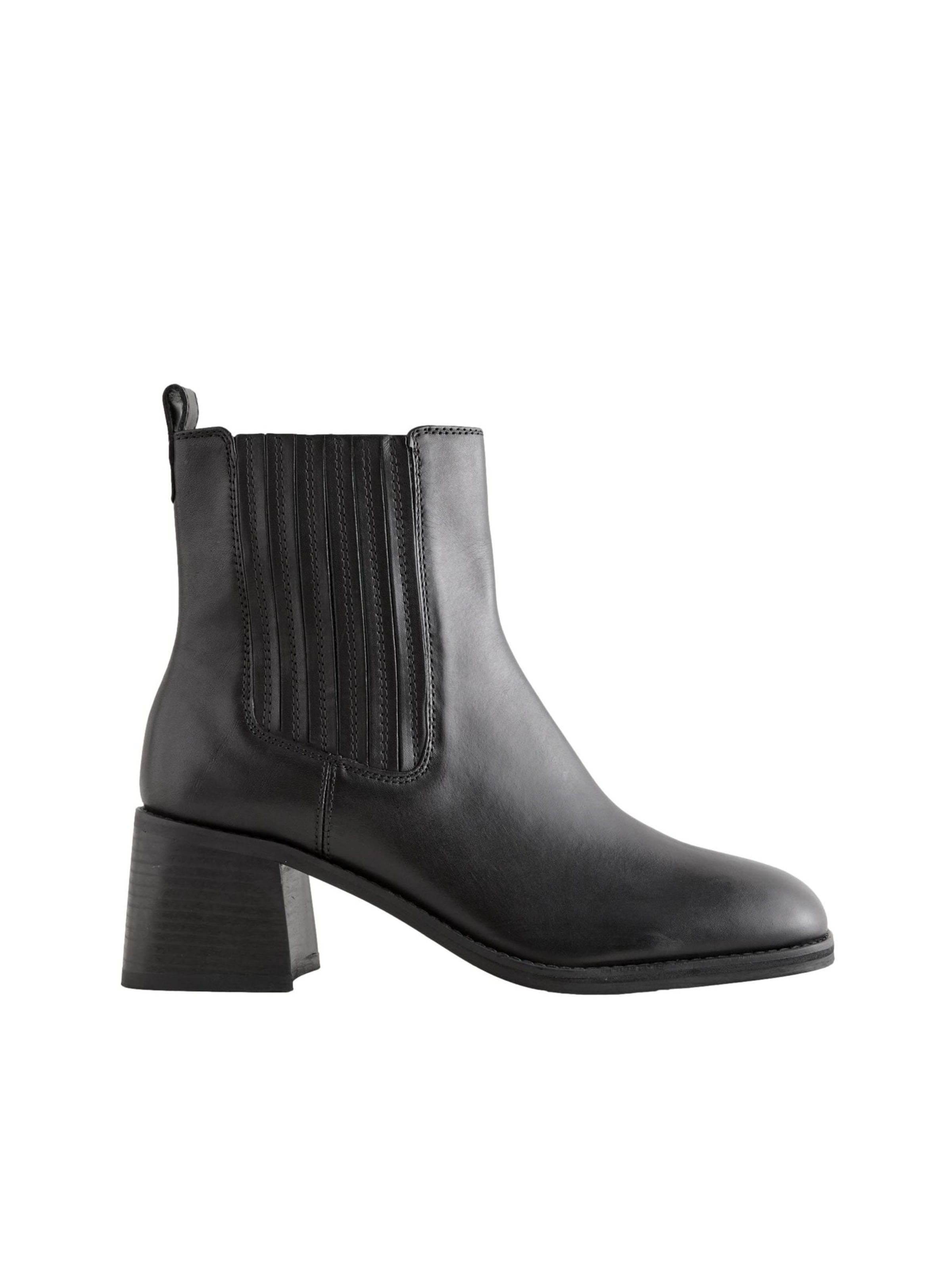 Next Ботинки в Черный: спереди