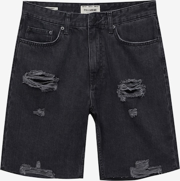 Pull&Bear regular Jeans i sort: forside
