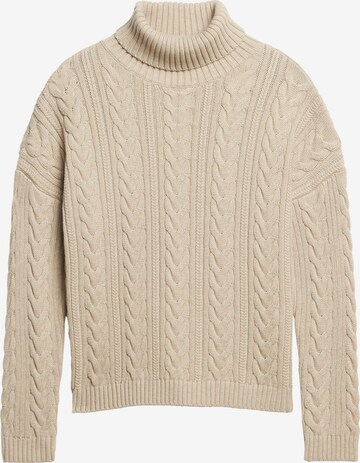 Superdry Sweater in Beige: front