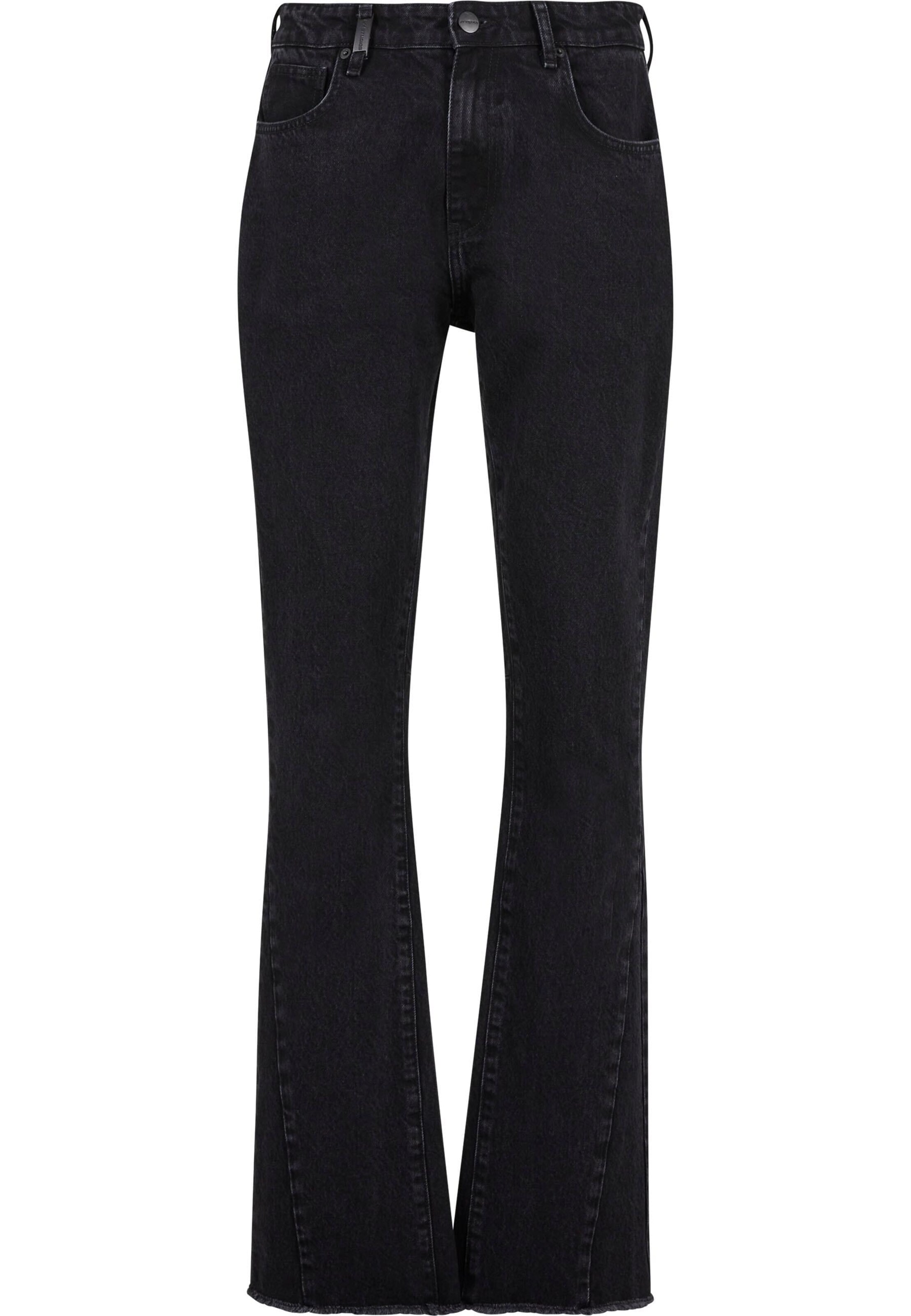 2Y Studios Flared Jeans 'Milu' in Zwart: voorkant