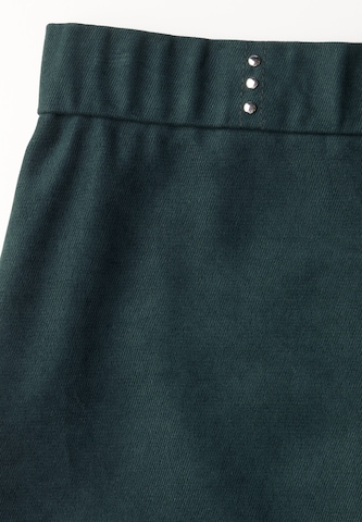 STREET ONE Wide Leg Hose in Grün