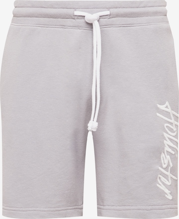 Regular Pantalon HOLLISTER en gris : devant