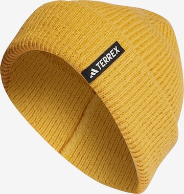 ADIDAS TERREX Athletic Hat in Yellow: front