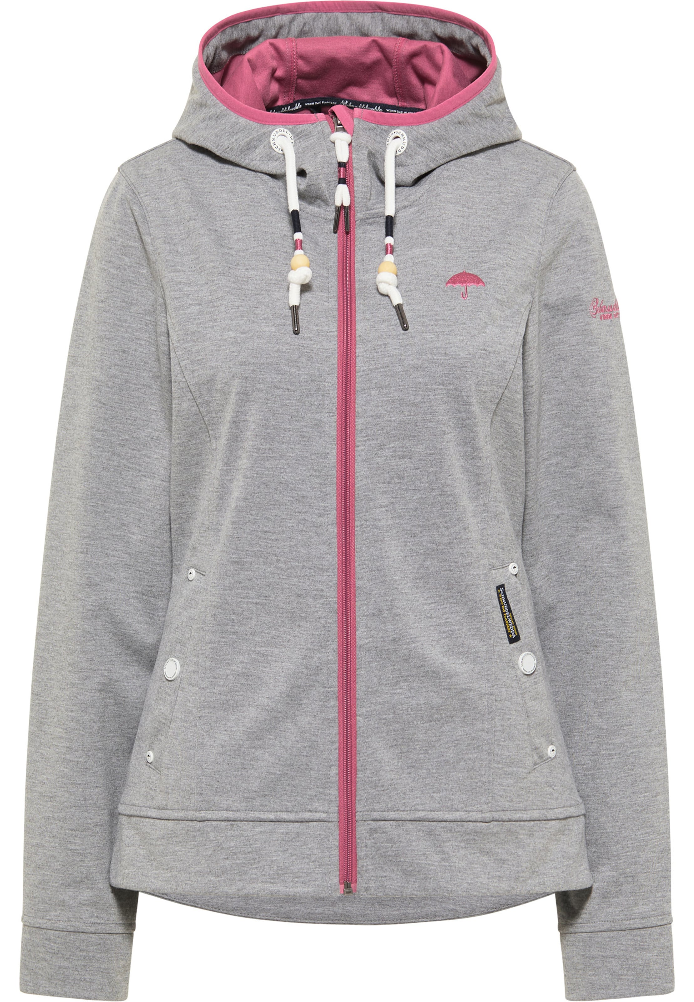 Schmuddelwedda Functionele jas 'Kianna' in Grijs: voorkant