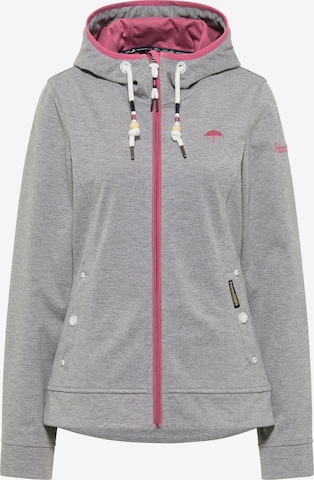 Schmuddelwedda Weatherproof jacket 'Kianna' in Grey: front