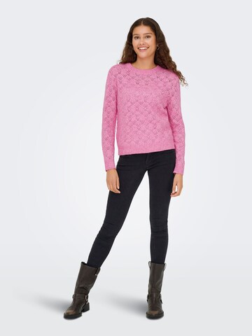 JDY Trui 'AMANDA' in Roze