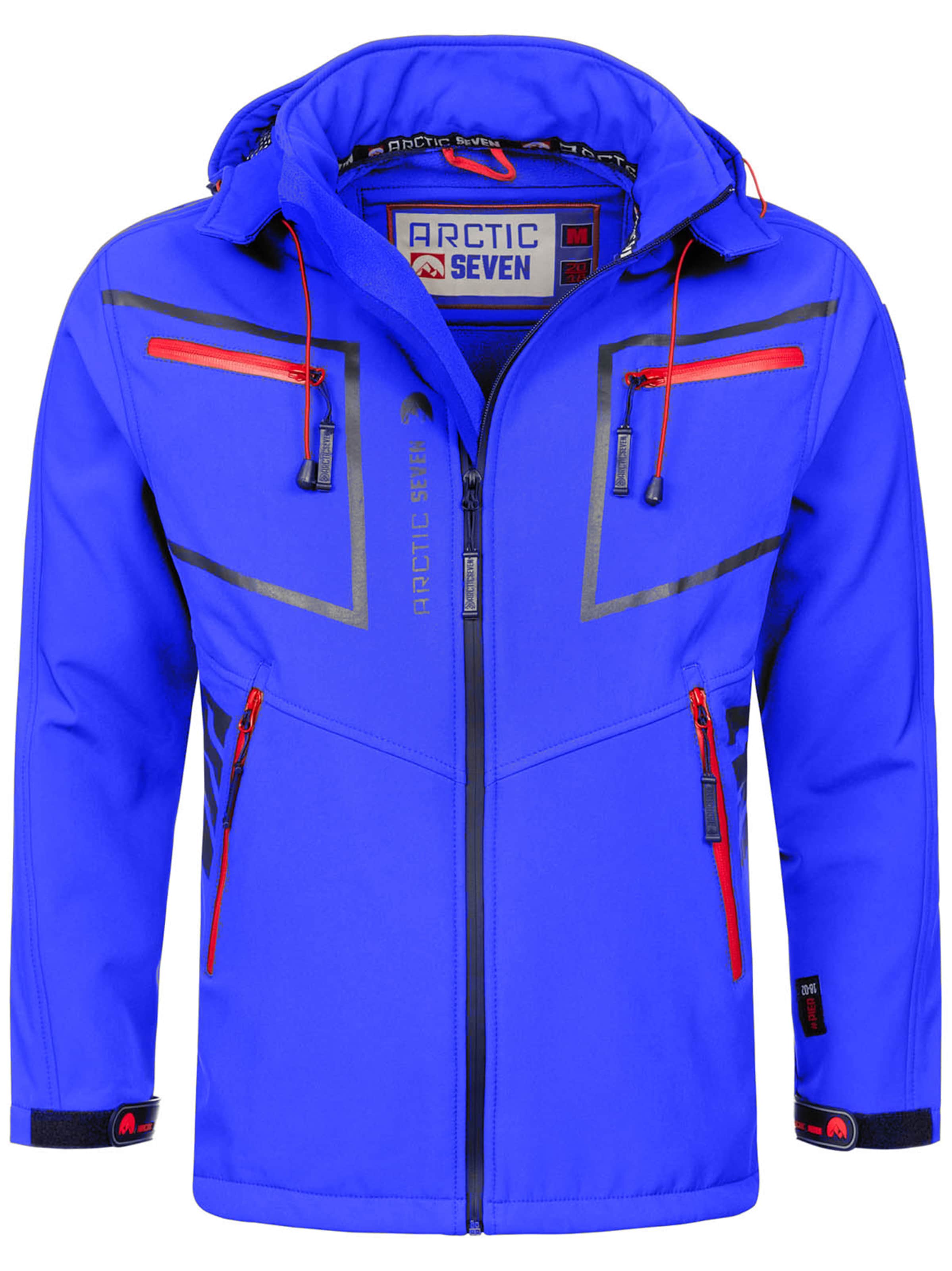 Arctic Seven Functionele jas in Blauw: voorkant