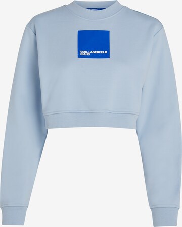 KARL LAGERFELD JEANS Sweatshirt i blå: framsida