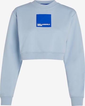 Sweat-shirt KARL LAGERFELD JEANS en bleu : devant