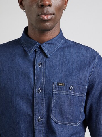 Lee Regularny krój Koszula w kolorze niebieski