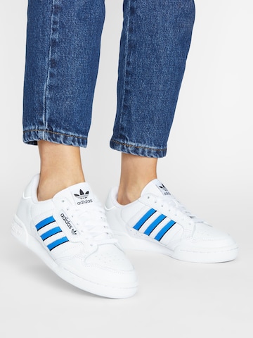 ADIDAS ORIGINALS Sneaker low 'Continental 80' i hvid: forside