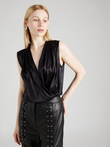 PINKO Blouse Bodysuit in Black: front