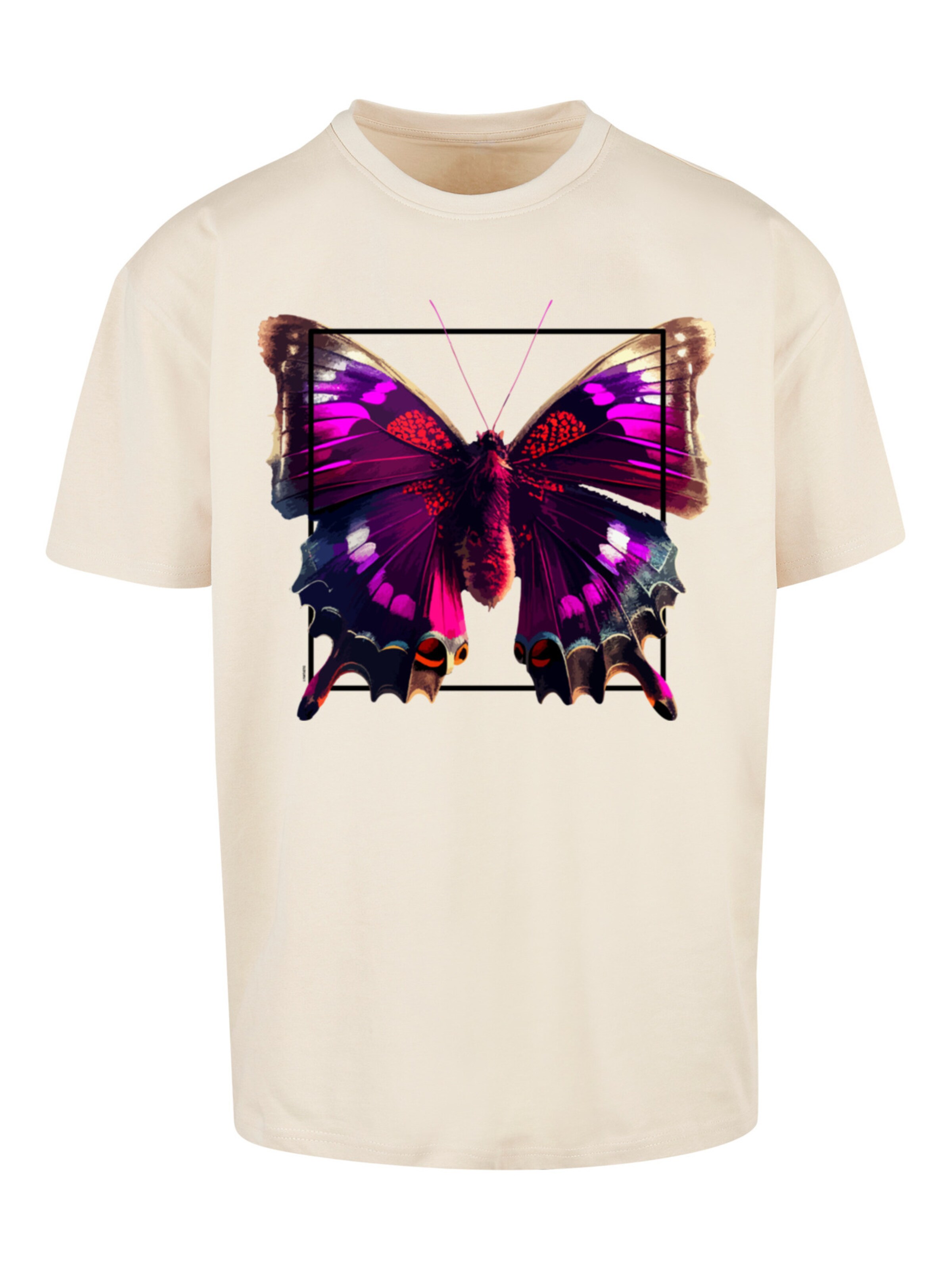 T-Shirt F4NT4STIC en beige : devant