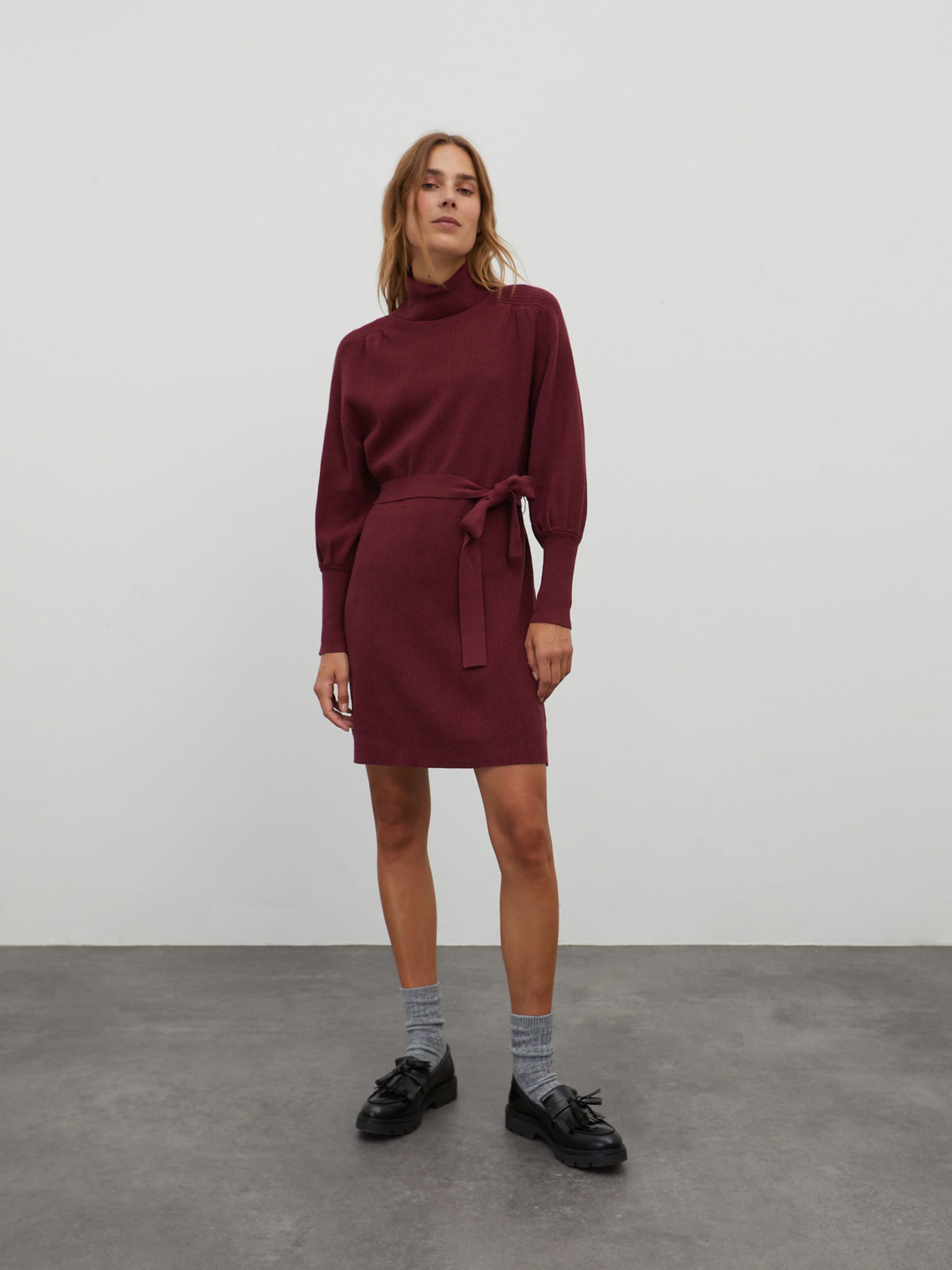 EDITED Produkte Kleid 'Malene' burgunder