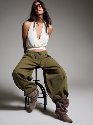 Bershka Top in Beige