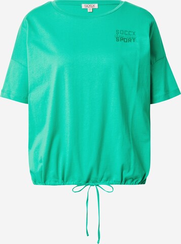 Soccx Shirt in Groen: voorkant