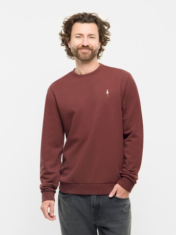 NIKIN Sweatshirt in Brown: front