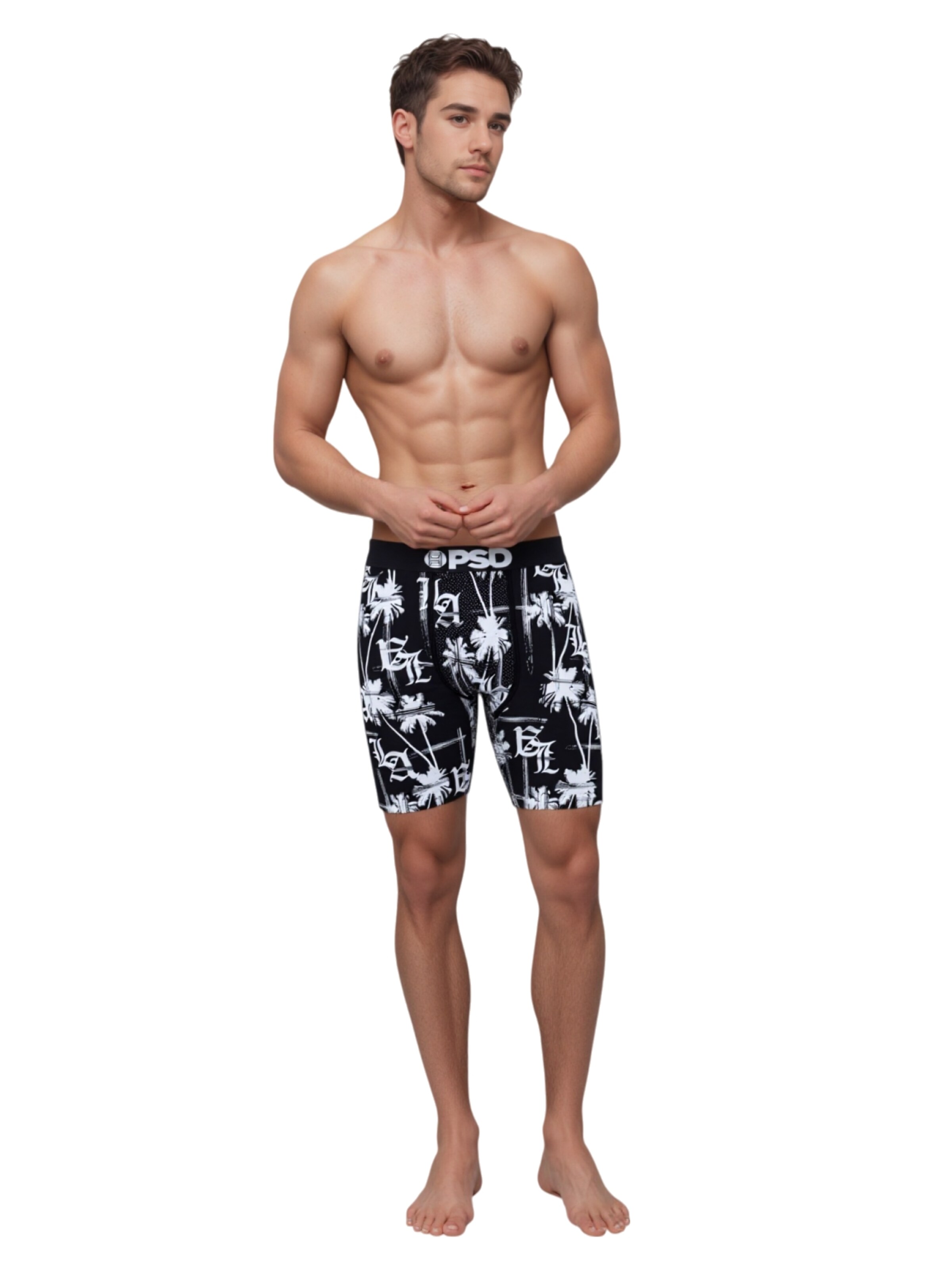 Boxer 'La Palms' di PSD in nero